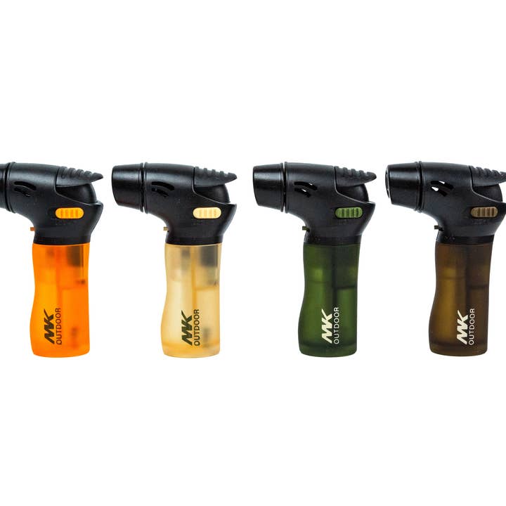 MK Lighter Company - Wholesale Lighter - Mk Lighter Outdoor Series, 2PC Mini Torch Lighter For Tray