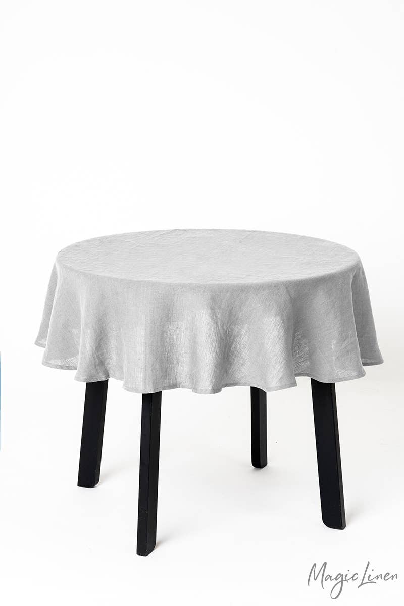 MagicLinen (We handle U.S. import procedures for you) - Wholesale Tafelkleed - Ronde linnen tafellaken2