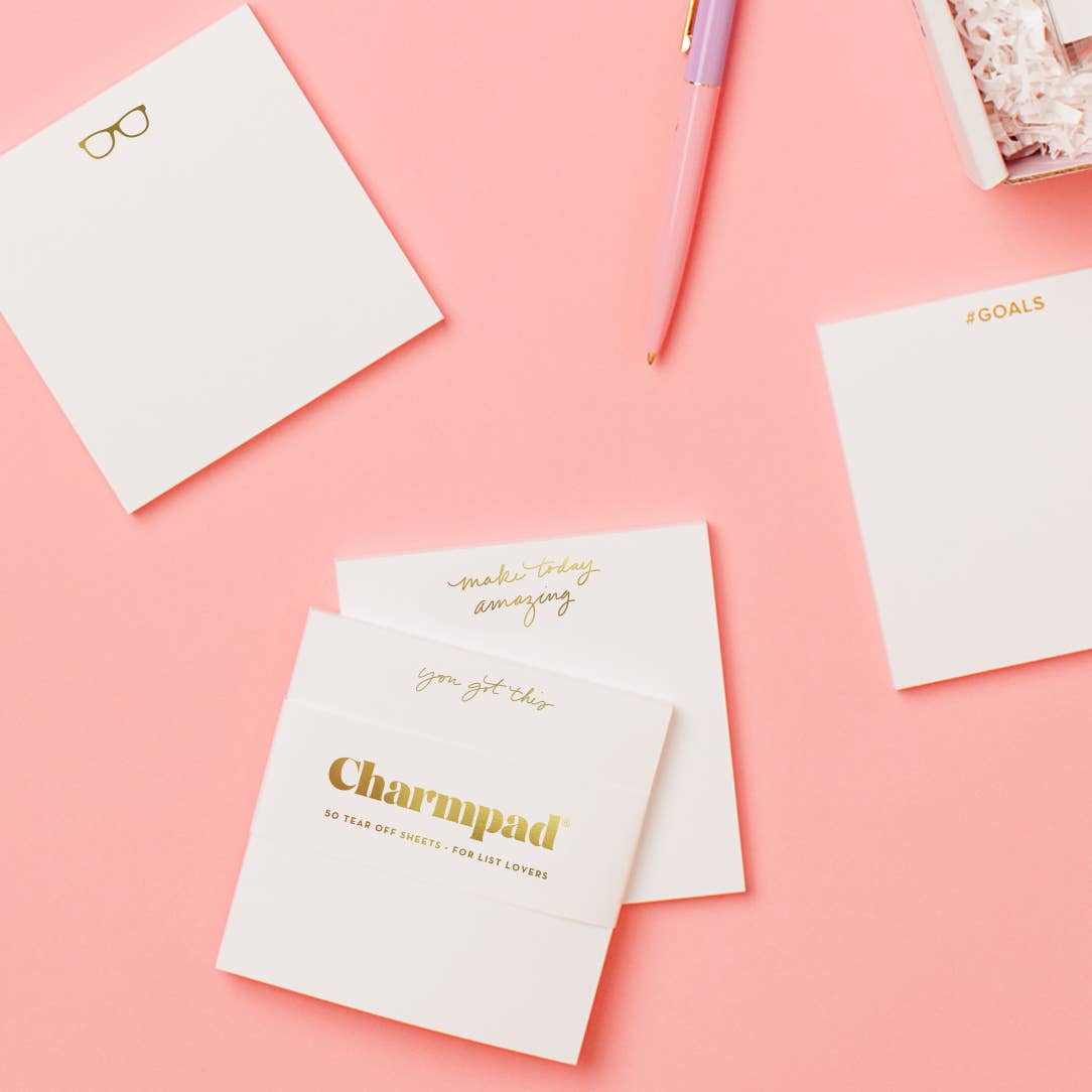 Inclosed Letterpress Co. - Wholesale Notepad - You got This Charmpad®2