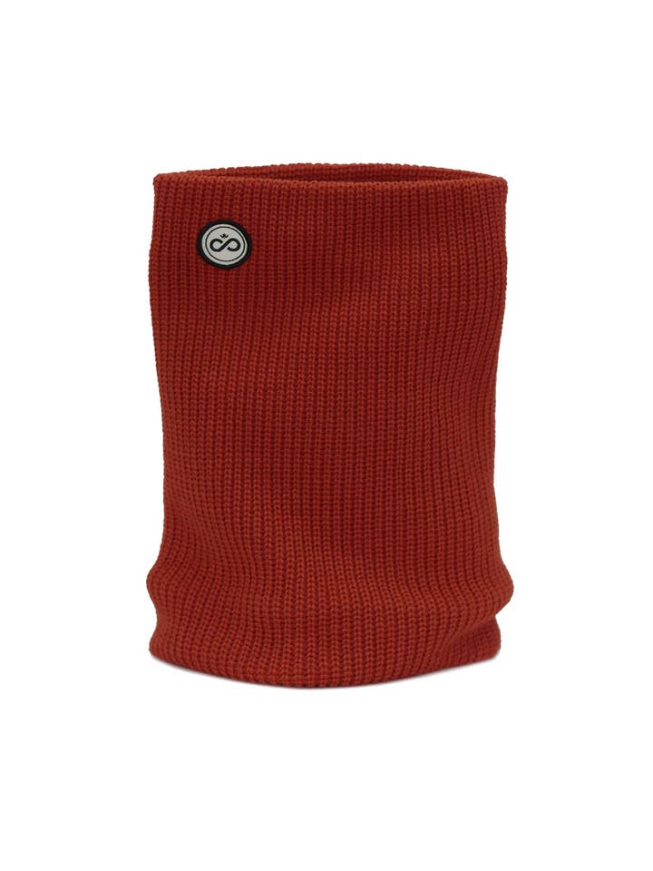 Cache-cou Mistral orange brûlé pour la vente par ECOGRIFFE