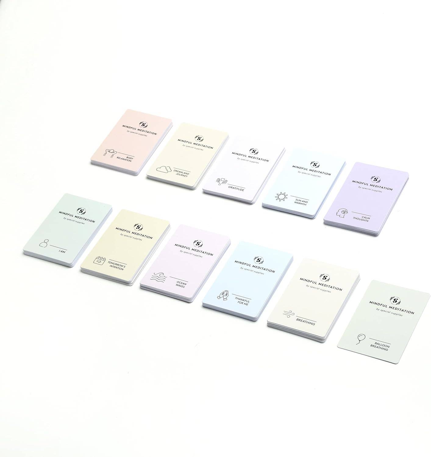 Special Supplies - Wholesale Tarot Cards - Special Supplies 101 Mindfulness & Meditation Cards Daily Self Care Kit for Stress and Anxiety Relief Relaxation Gift for Teens and Adults Positive Affirmations with Meaningful Practices6