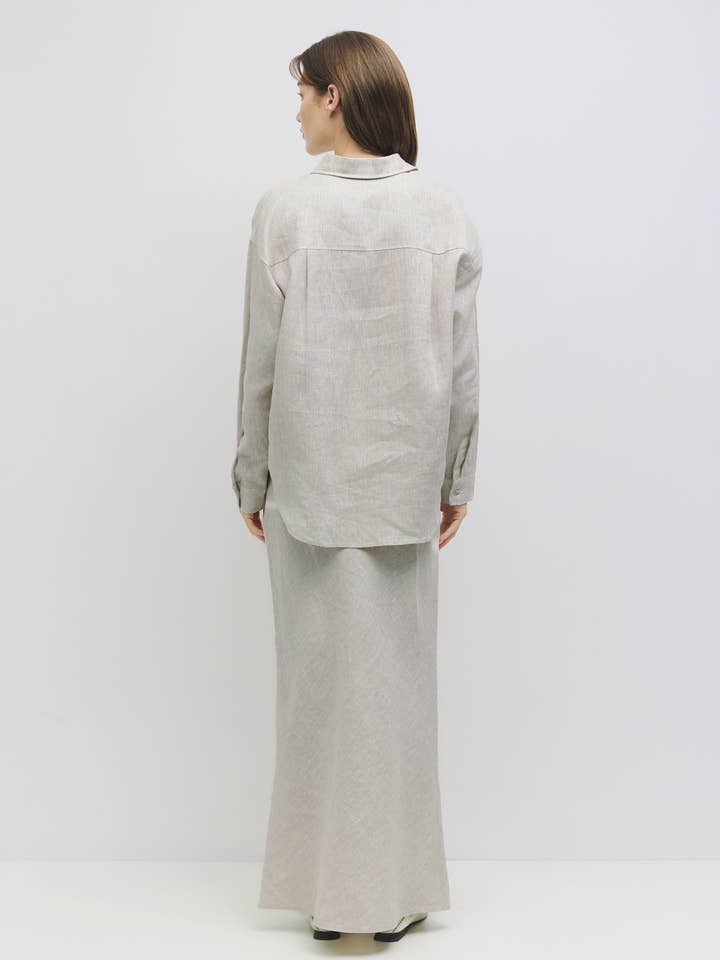 MOD REF - Wholesale Skirt - Women's - The Andie Skirt | Linen Maxi Skirt