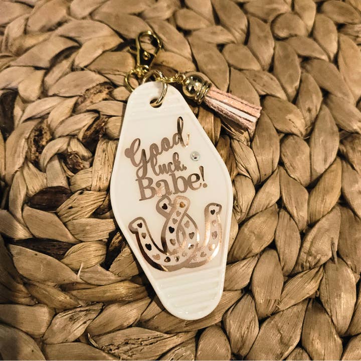 ShesSoCrafty Goods - Wholesale Keychain - Women's - Good Luck, Babe! Motel Keychain -5