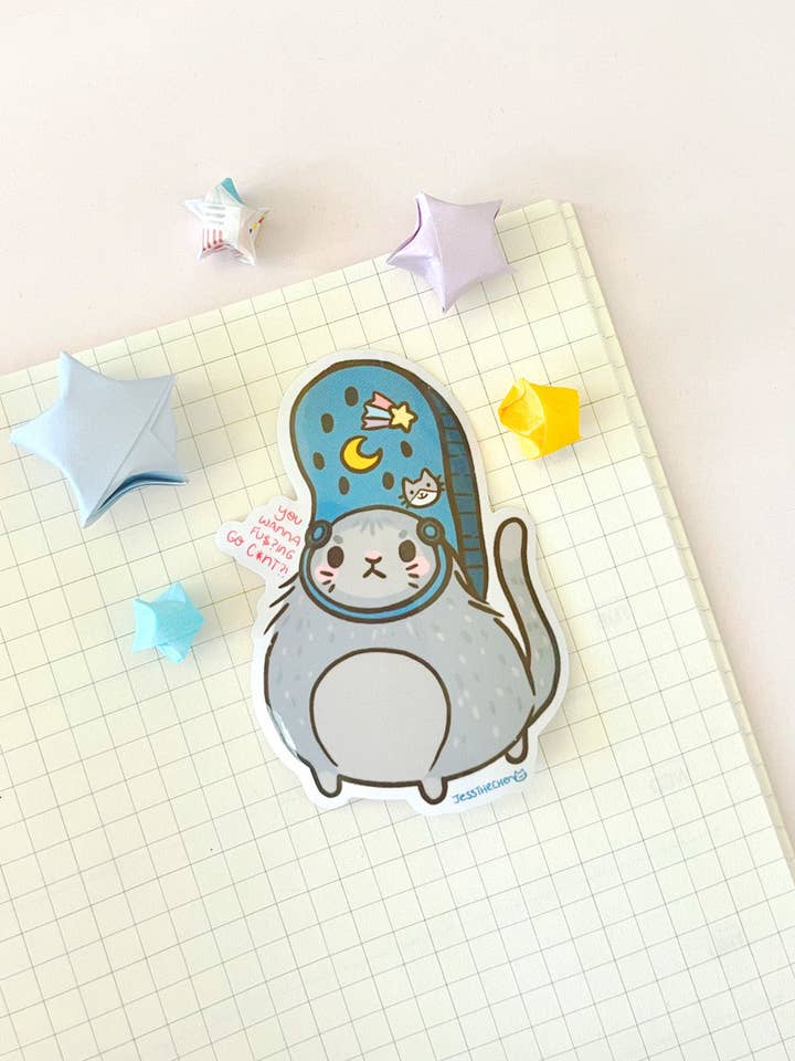 Vinylklistermärke – Vill du gå?! för wholesale av Jessthechen