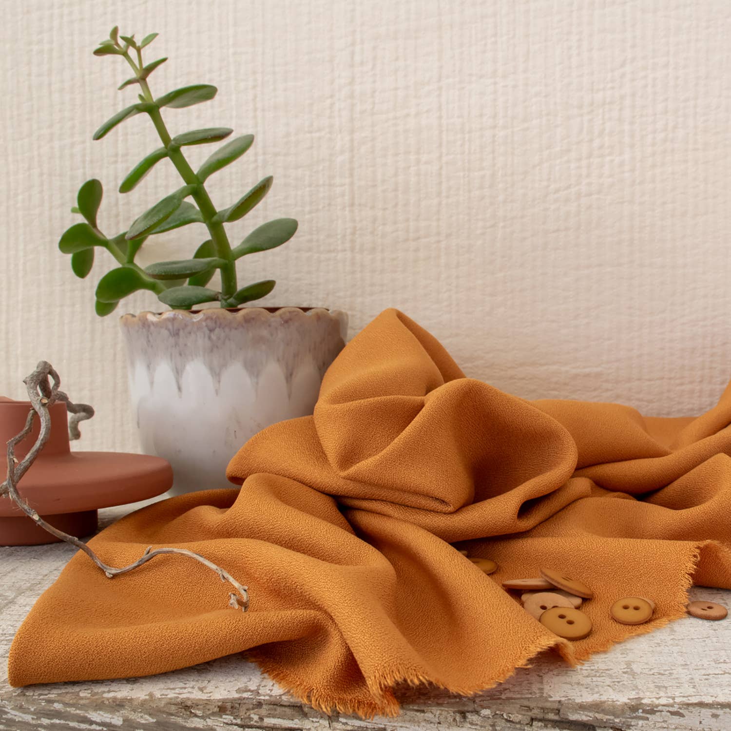 COUSETTE - Wholesale Fabric - Viscose crepe - canyon2