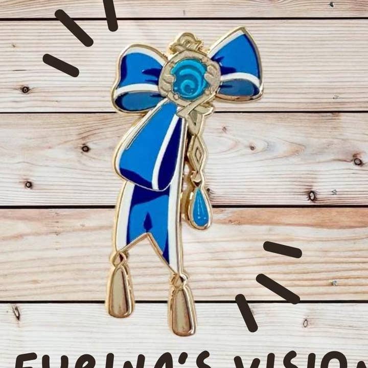 Furina's Vision Bow Enamel Pin - Genshin Impact for wholesale by Studio Ayu