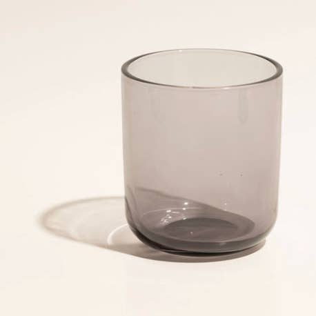 12oz Transparent Black Candle Jar for wholesale by Hive and Honey Candle Supply