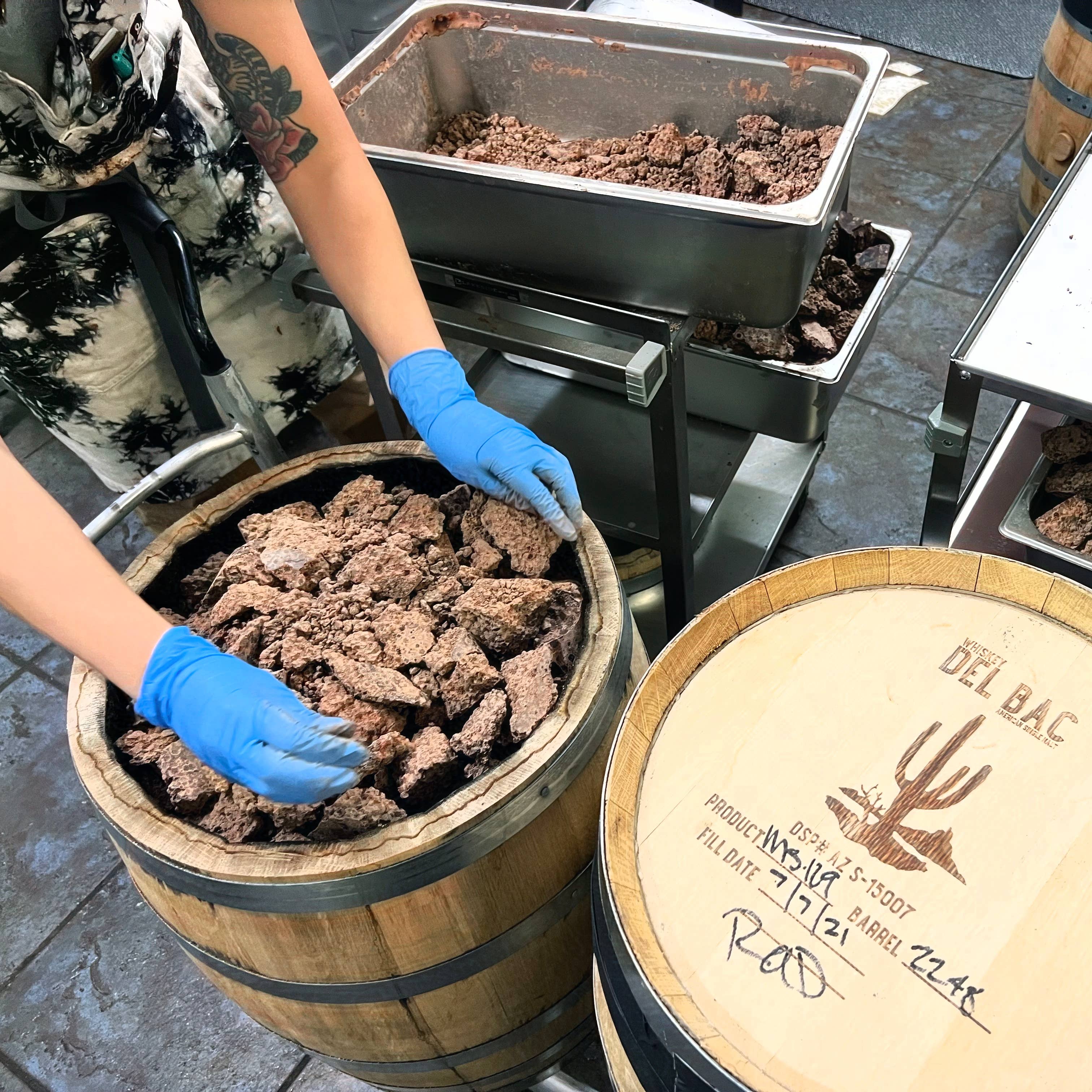 Monsoon Chocolate - Wholesale Chocolate Bar - Monsoon Whiskey Del Bac Barrel Aged 74% Dark Chocolate (Good Food Award Winner '23), 50g4