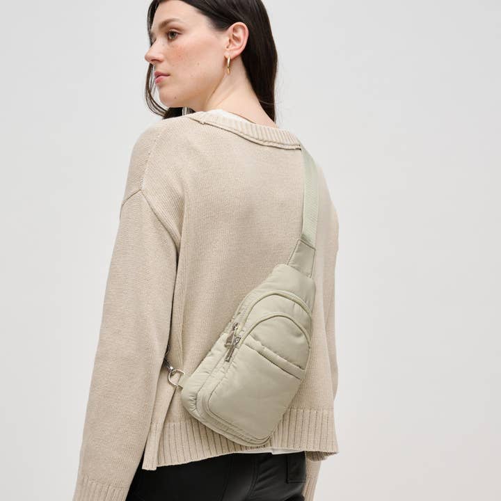 Urban Expressions - Wholesale Backpack - Women's - Kenny Nylon Multi-Compartment Sling Backpack Sling Backpack34