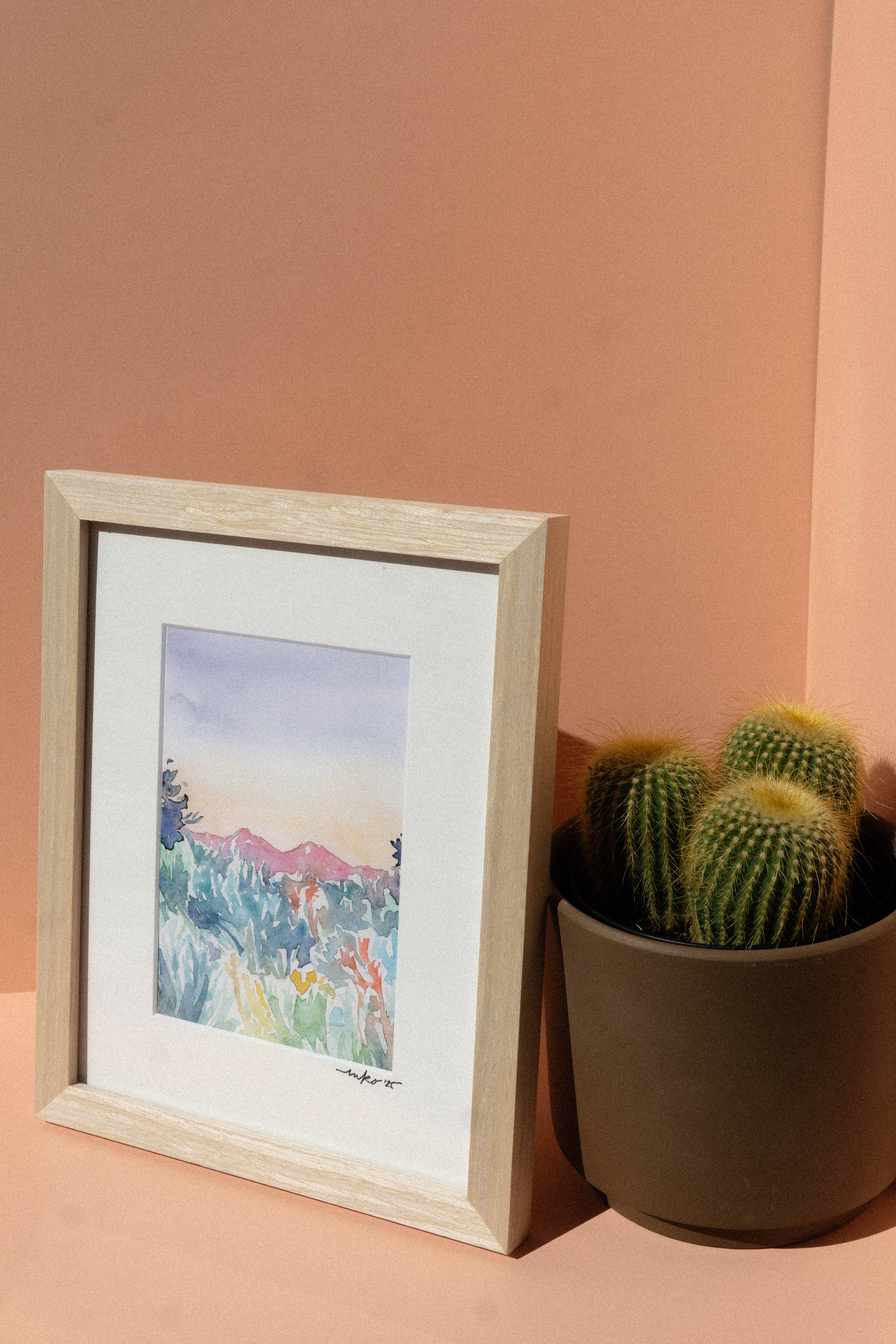 Mel K. Olrich Art - Wholesale Art Print - Southwest Colorado landscape with wildflowers and sagebrush2