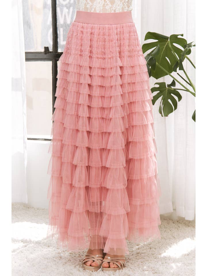 Sweet Generis - Vendita all'ingrosso Gonna - Donna - GONNA MAXI A STRATI IN TULLE A CASCATA33