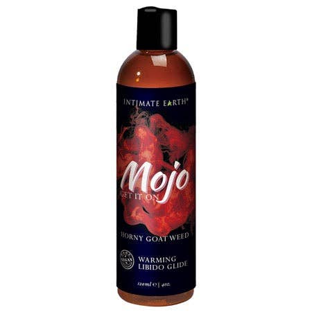 Sexology – Großhandel Gleitmittel – Intimate Earth Mojo Geiles Ziegenkraut Erwärmendes Libido-Gleitmittel 4 oz.
