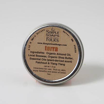 Hand Lotion - Terra for wholesale by Simple Soaps For Simple Folks
