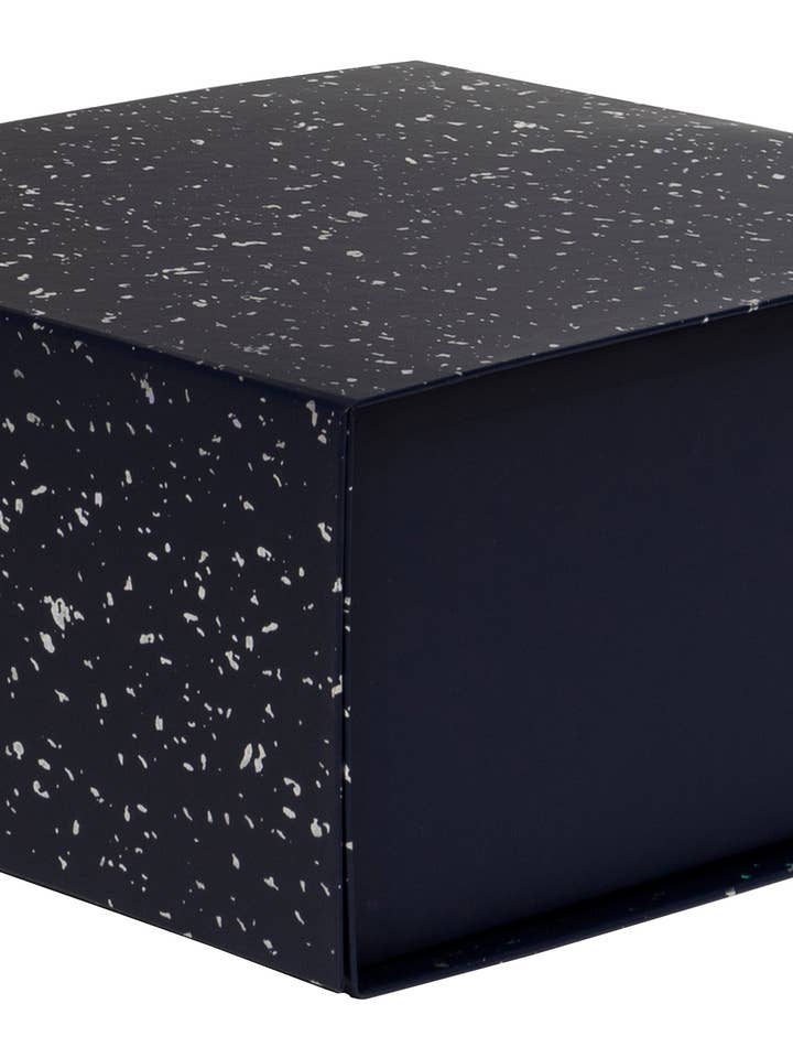 Blue Shimmer Medium Gift Box Flatpack for wholesale by Ballyhoo