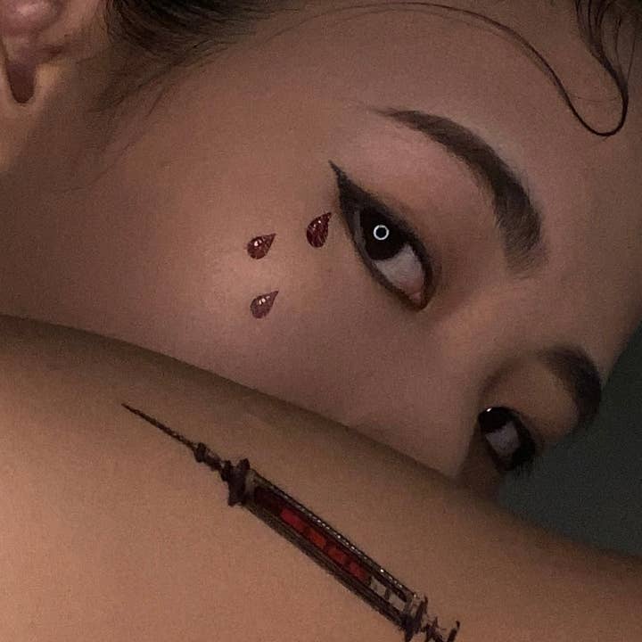 Love Injection Temporary Tattoos Stickers for wholesale by PAPERSELF