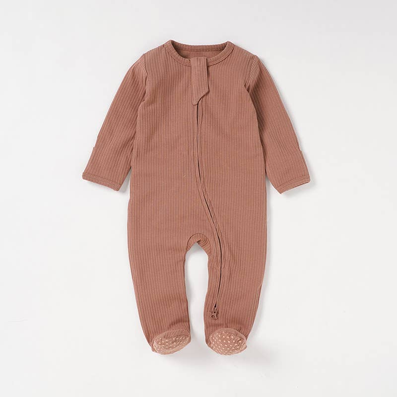 Boho + Babe - Wholesale Bodysuit (Footed) - Baby - Organic Cotton Ribbed Baby Footies1
