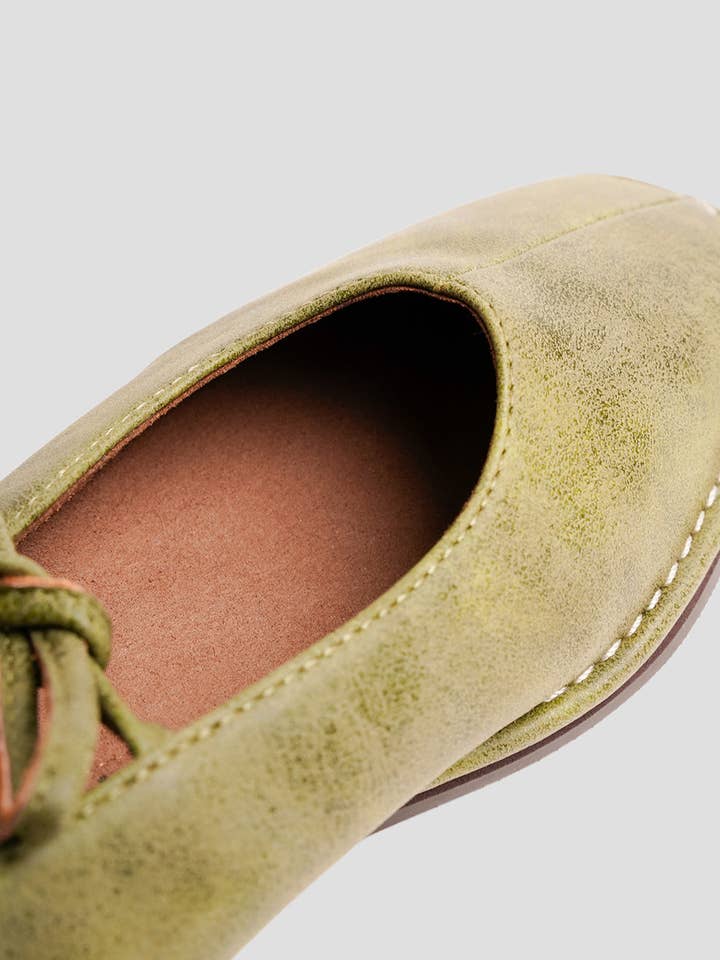 Paez - Wholesale Flats - Women's - TULIPA MICROFIBER NAPA SYCAMORE GREEN - WOMAN