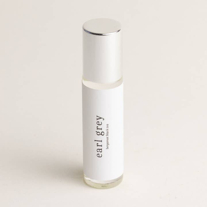 Parfum Roll-On Earl Grey (Bergamote, Thé Noir, Citron Vert) pour la vente par Yuzu Leaf