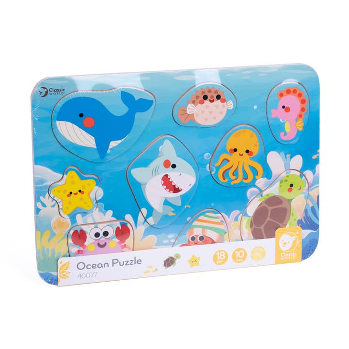 Classic World - Ocean Puzzle for wholesale by Hippychick