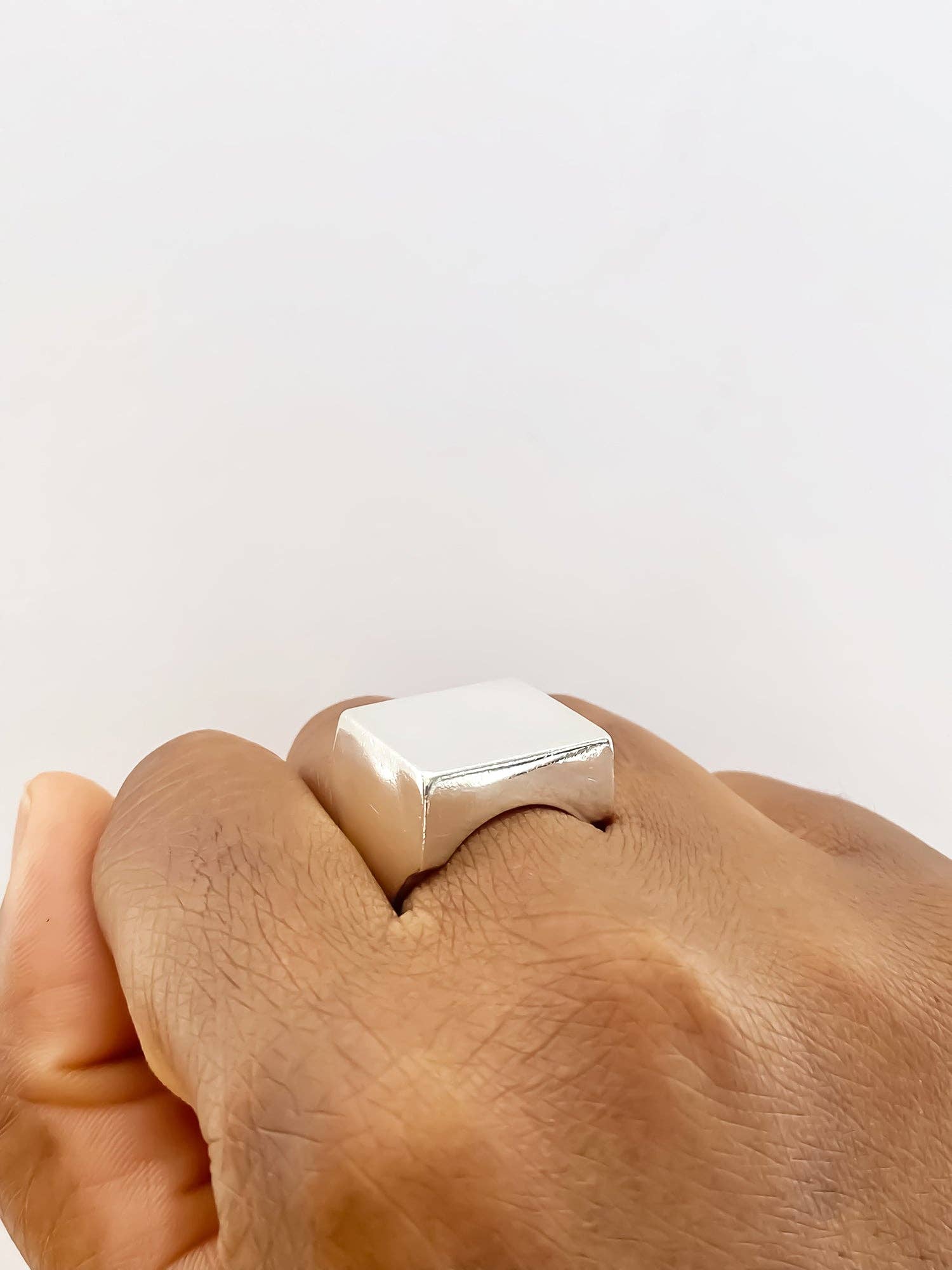 MOCA Jewellery - Wholesale Signet Ring - Small Square Signet Ring14