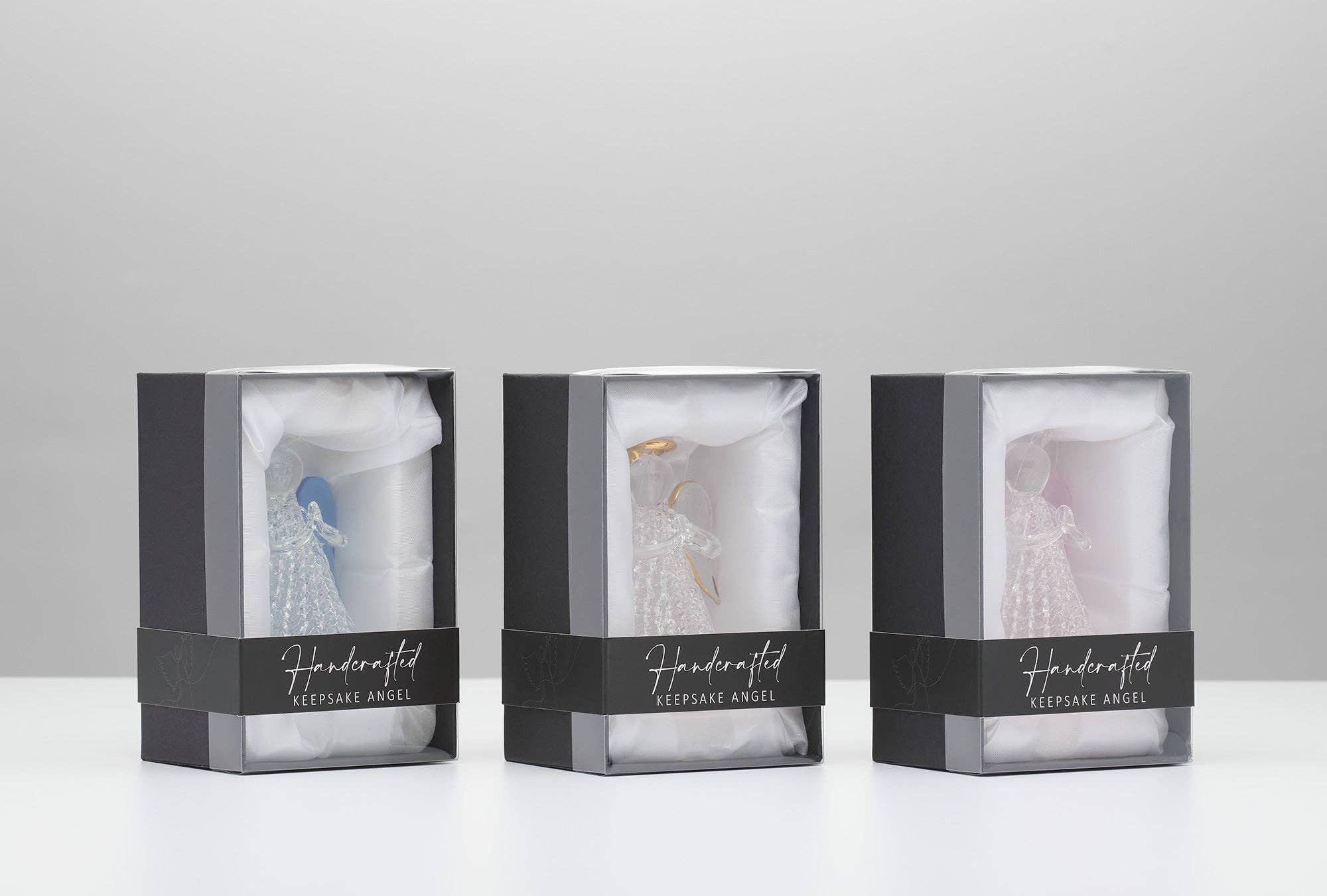 Sienna Glass - Wholesale Decorative Figurine - Keepsake Angel - Pink3