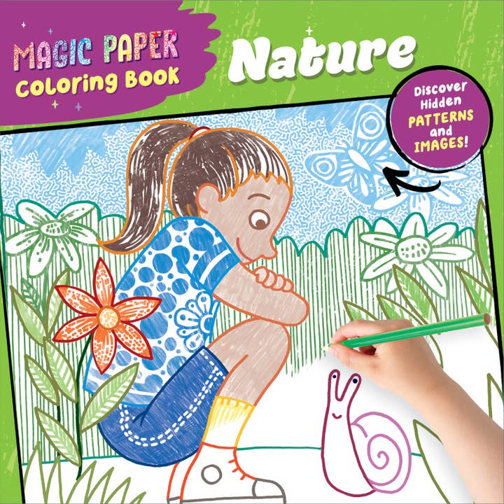 Sourcebooks - Wholesale Coloring & Activity Book - Kids & Baby - Magic Paper Coloring Book: Nature