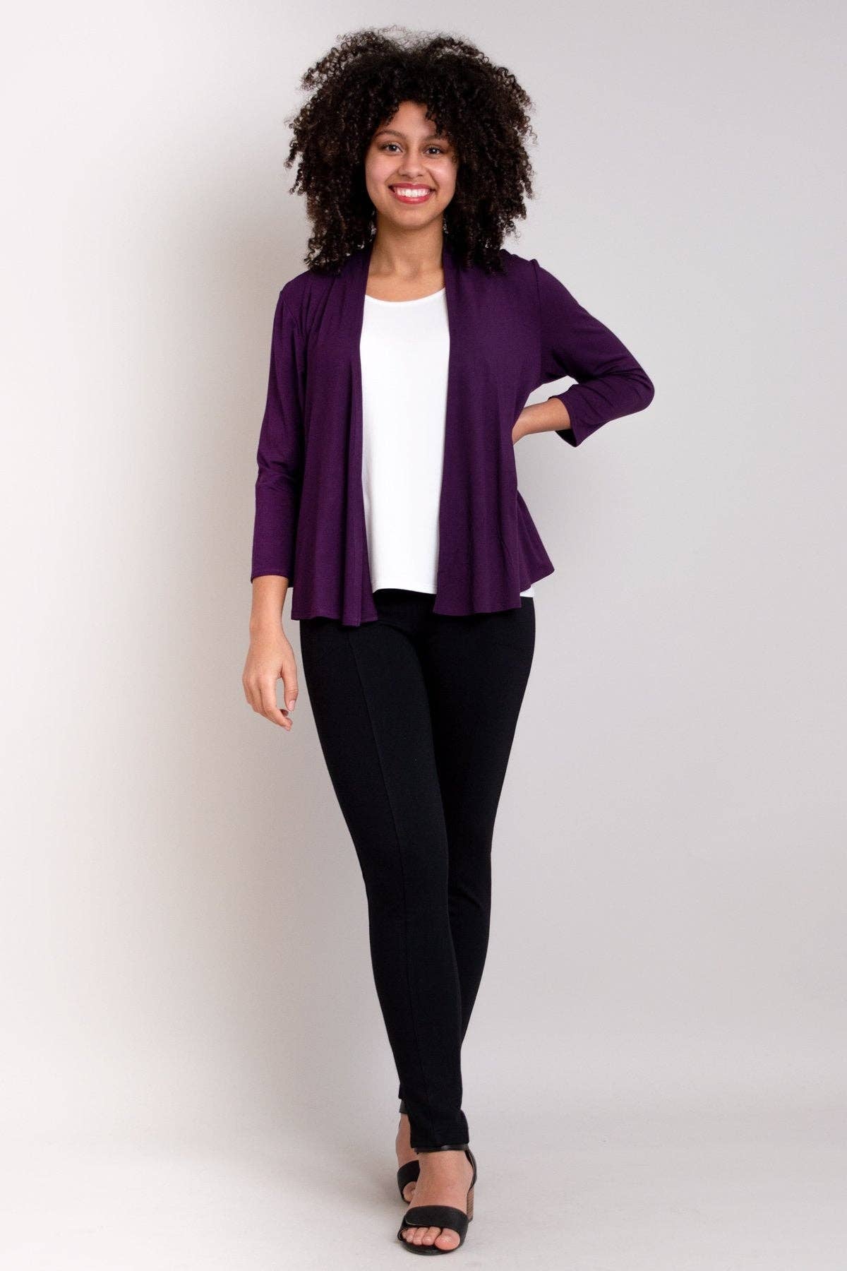 Blue Sky Clothing Co LLC - Wholesale Jacket - Women's - Kathy Jacket, Royale, Bamboo1