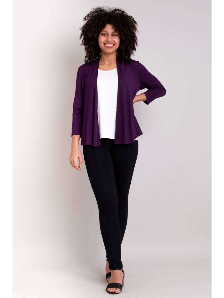 Blue Sky Clothing Co LLC - Wholesale Jacket - Women's - Kathy Jacket, Royale, Bamboo1