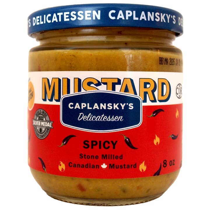 Caplansky's Deli Mustard - Wholesale Mustard - Caplansky's Deli Spicy Mustard 235 ml - 8 oz. jar