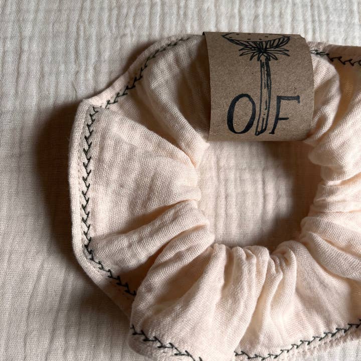 Orla & Fern – wholesale Scrunchie - Women’s – Scrunchie - embroidered cotton3