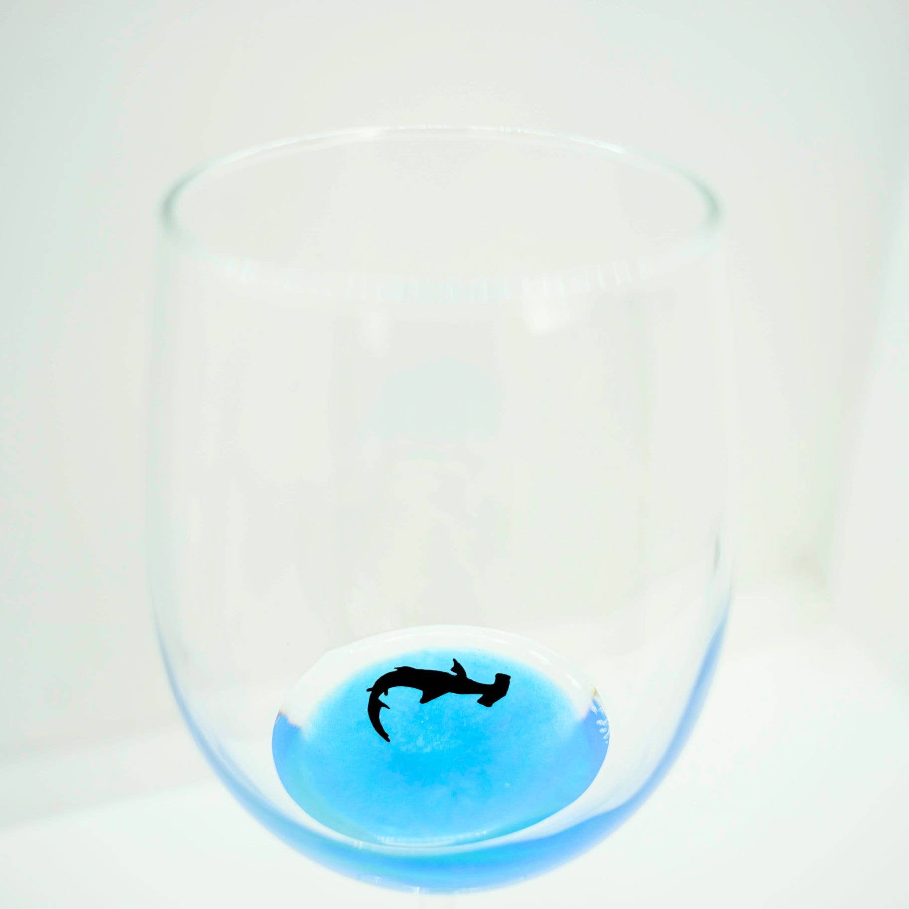 Mermaid of Hilton Head - Wholesale Wine Glass - Beach Resin Wine Glasses with Ocean animal swimming3