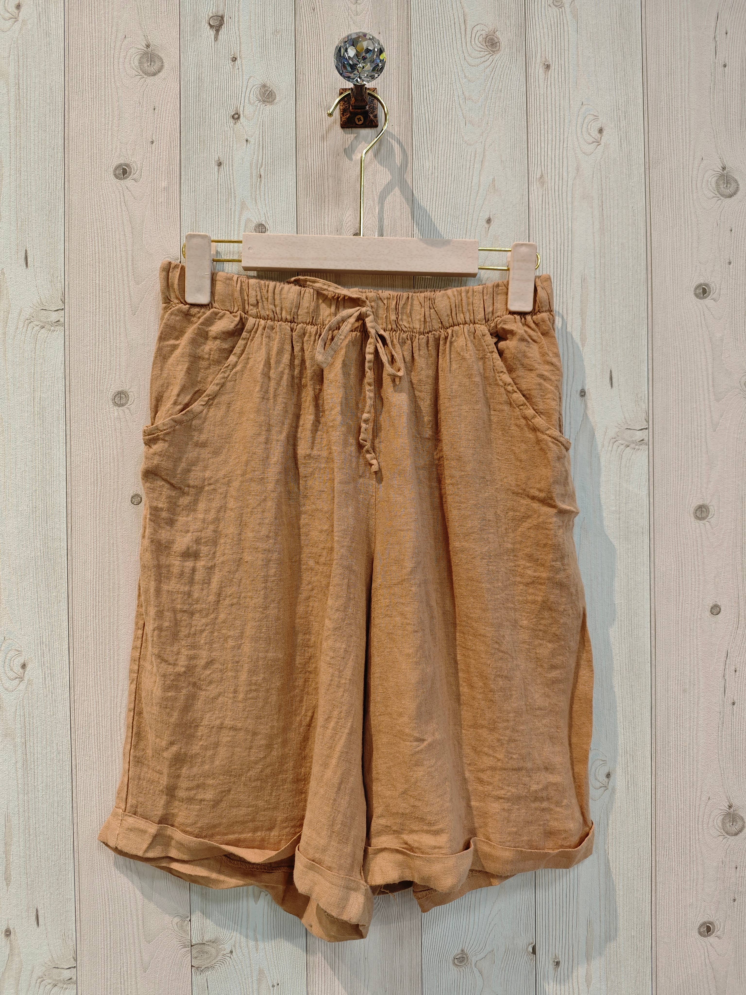 Linen & More - Venta al por mayor Pantalones cortos - Mujer - REF 15832 BERMUDAS DE MUJER LINO 100%3