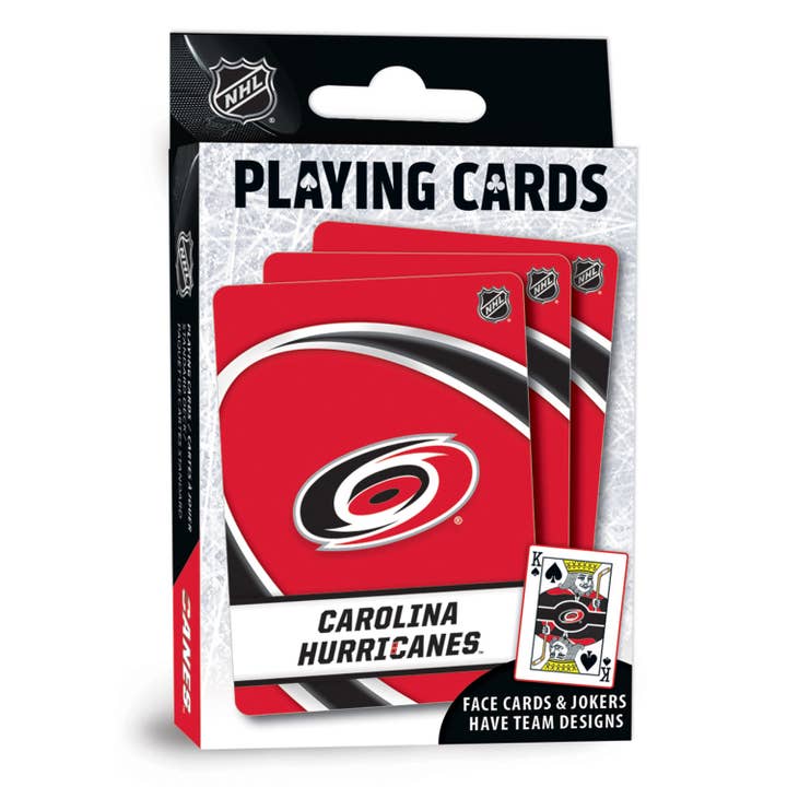Carolina Hurricanes Playing Cards for wholesale by Masterpieces Puzzles