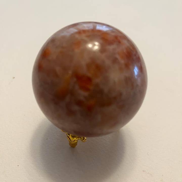 jiomind – Engroshandel Spirituelle sten og krystaller – Sunstone Crystal Sphere | Naturlig håndpoleret Sunstone2