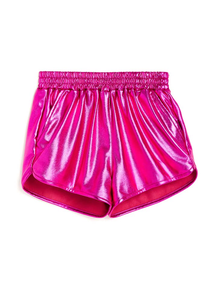 Tractr Jeans - Wholesale Shorts - Kids - KIDS-METALLIC COLOR DOLPHIN SHORTS/62707-K4ZZ0