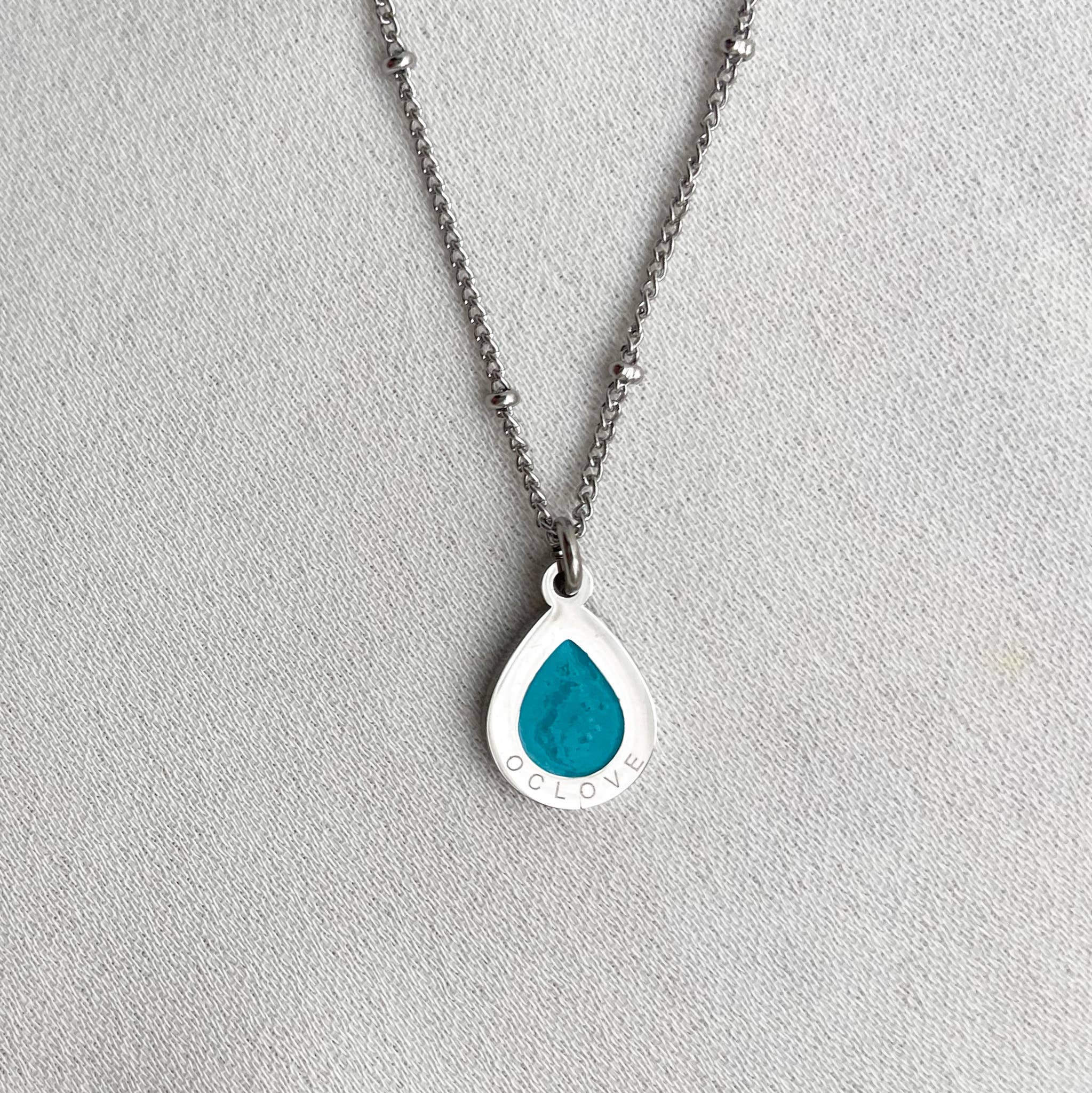 OCLOVE - Wholesale Pendant/Charm Necklace - Gota pendant - made with recycled plastic from the sea13