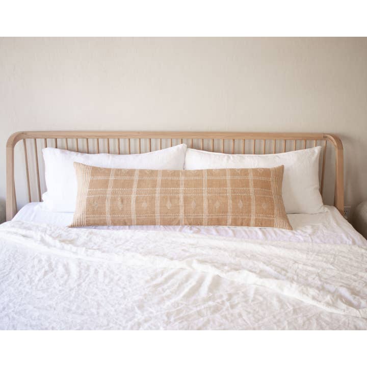 Heddle & Lamm - Wholesale Rugkussen - Hema - XXL lendenbeige indiaanse wollen kussen1