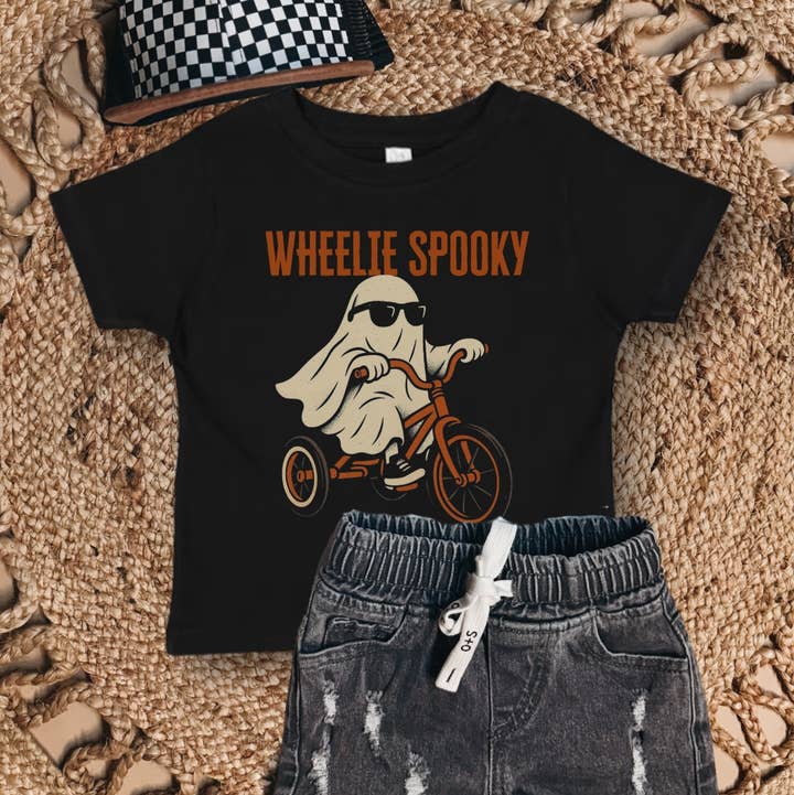 Raising Brave - Wholesale T-Shirt - Kids - Wheelie Spooky - Baby / Toddler Tee2