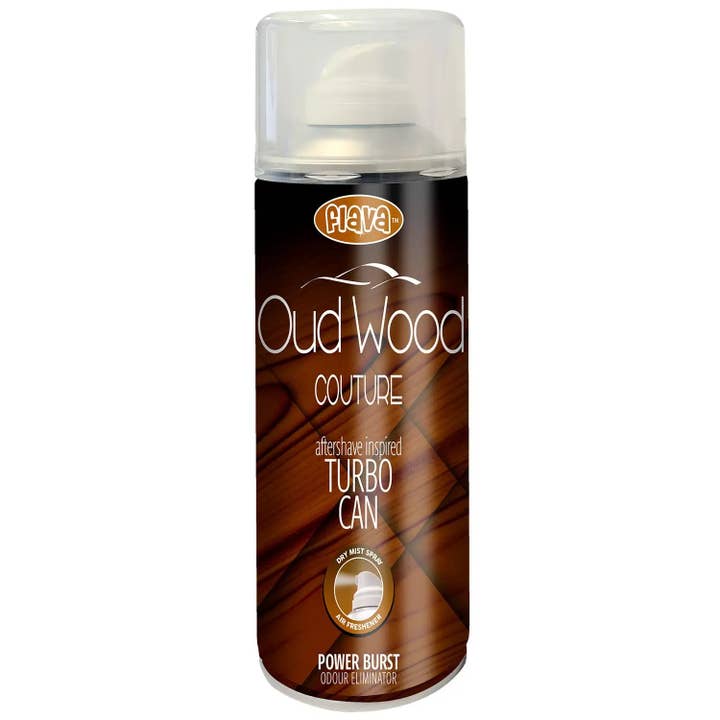 Flava Couture Turbo Can Spray - Oud Wood for wholesale by Flava Car Scents