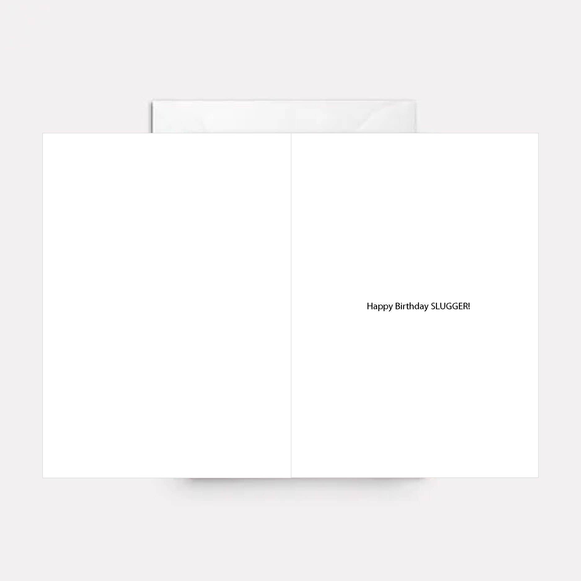 Paper Bound Greetings - Wholesale Birthday Card - Personalized Boys' Baseball Birthday Cards - Slugger1