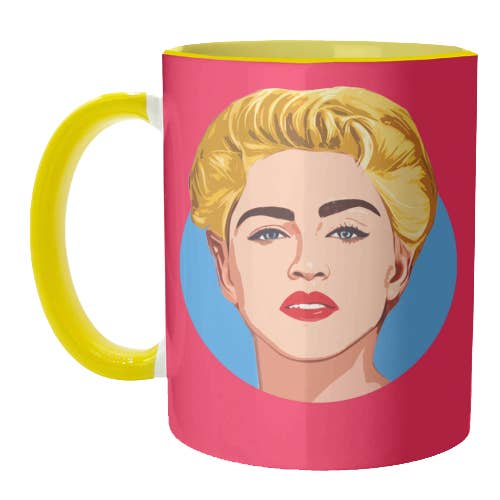 ART WOW - Wholesale Coffee Mug - Mugs 'Queen of Pop' by DOLLY WOLFE5