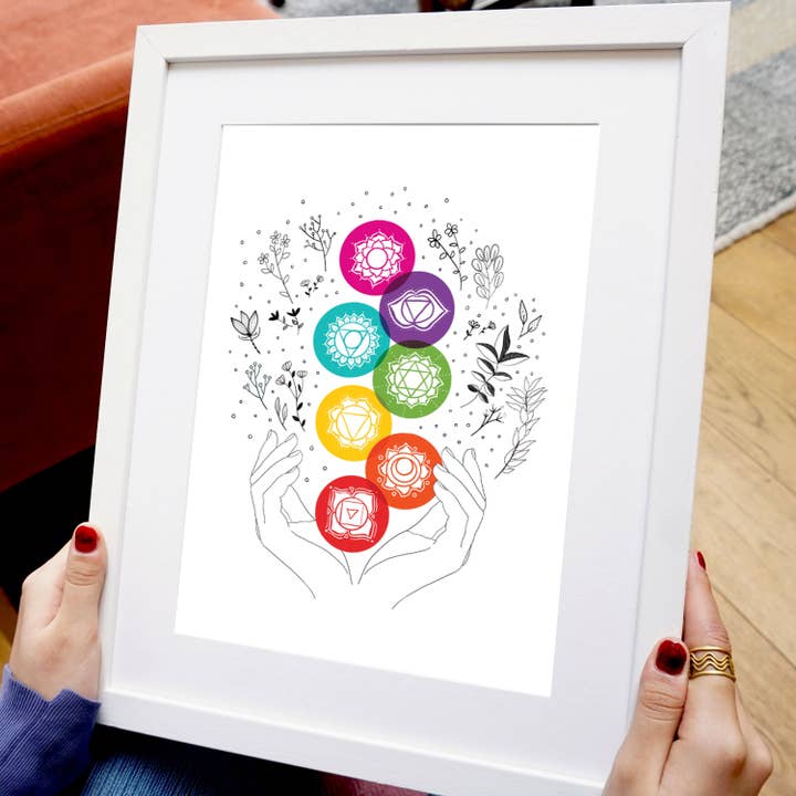 Spiritual Chakra Art Print for wholesale by Ant Design Gifts