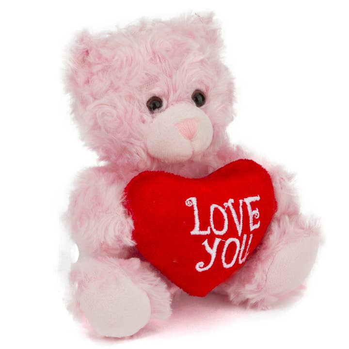 Plushland – wholesale Fyllda/plyschleksaker - Barn och baby – 15 cm & 23 cm Valentine-nallebjörn | Plysch som håller "Love You"-hjärta12