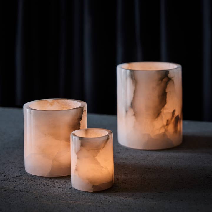 Tell Me More - Wholesale Candle Holder - Alabaster candle holder5