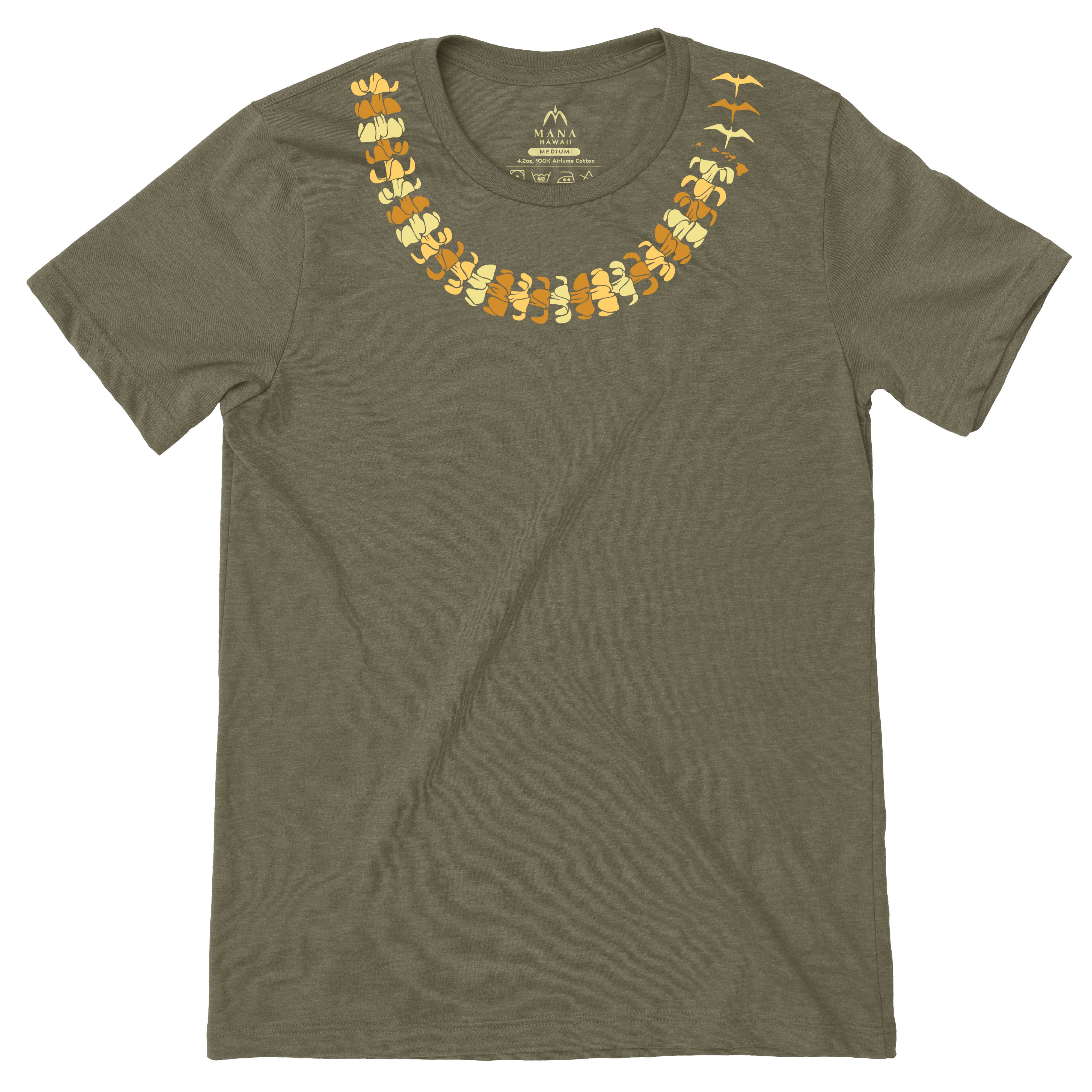 Na Koa Brand - Wholesale Shirt - Unisex - Puakenikeni Tri-color T-shirt1