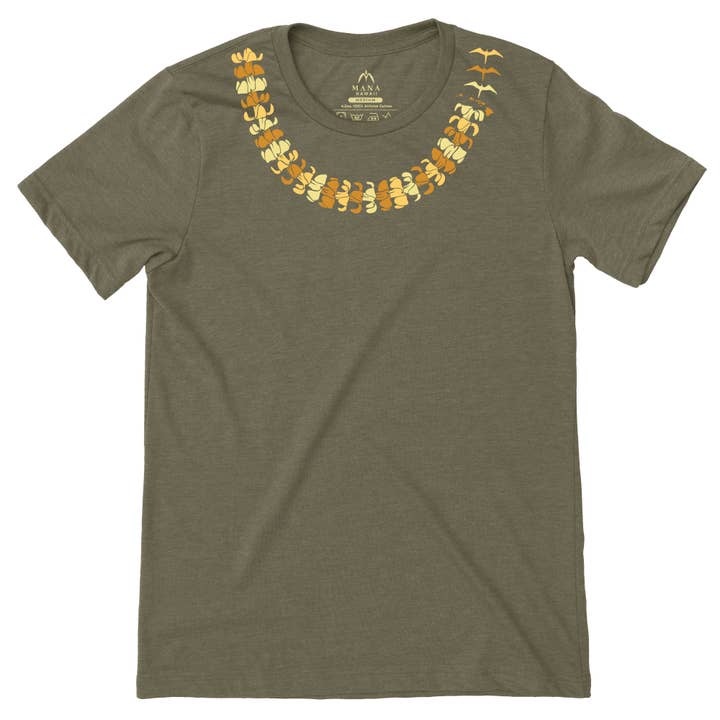 Na Koa Brand - Wholesale Shirt - Unisex - Puakenikeni Tri-color T-shirt1