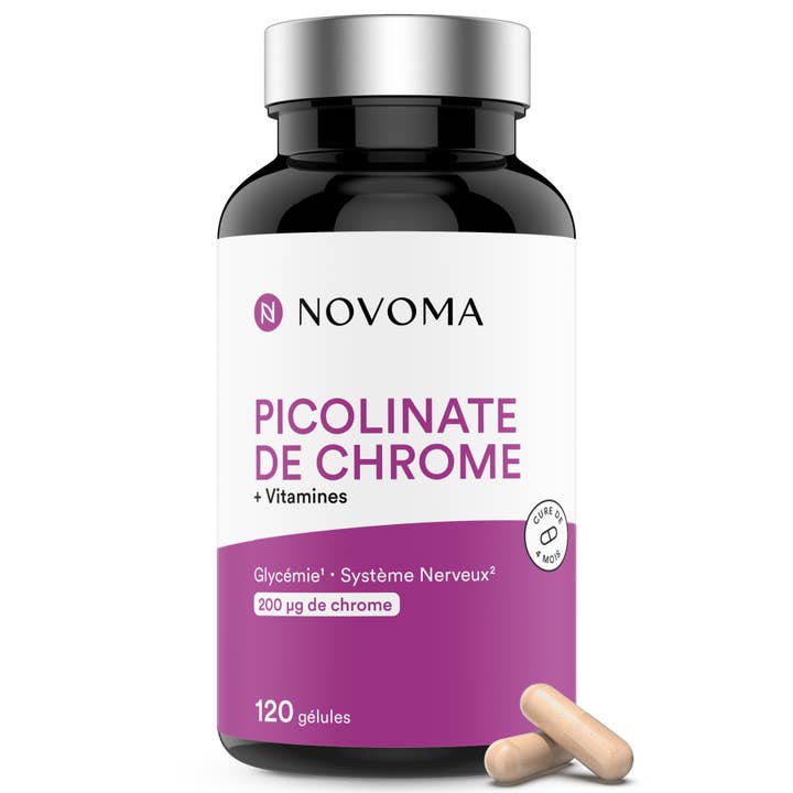 Picolinate de Chrome 120 gélules pour la vente par Novoma