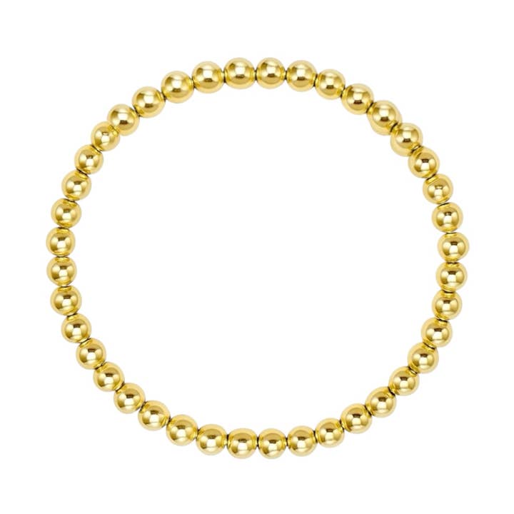 Clássico 2MM | Anel Elástico com Contas por atacado de bara boheme