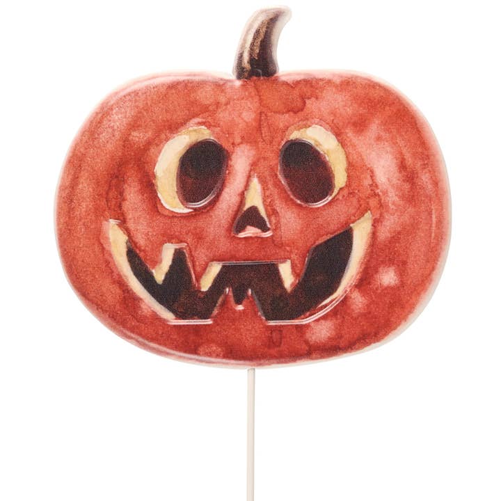 Jack O'Lantern Garden Pick for wholesale by Primitives by Kathy
