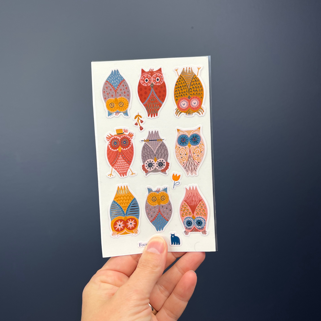 Four Bears Sticker Club - Wholesale Sticker - Give A Hoot3